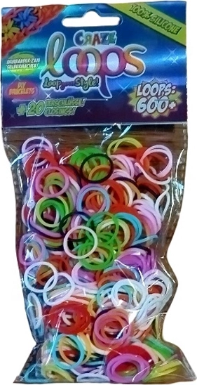 Set LOOM elastice CRAZE 600 buc