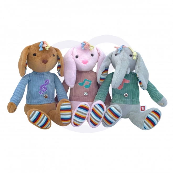 Jucărie interactivă de pluș WOOPIEBABY cu sunet și lumină