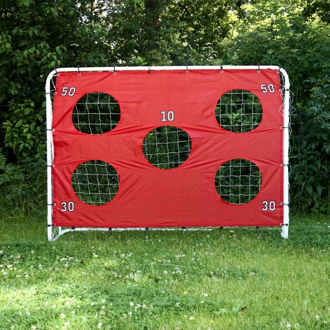 Poartă de fotbal pentru copii cu plasă de precizie 2în1 215 x 153 x 76 cm
