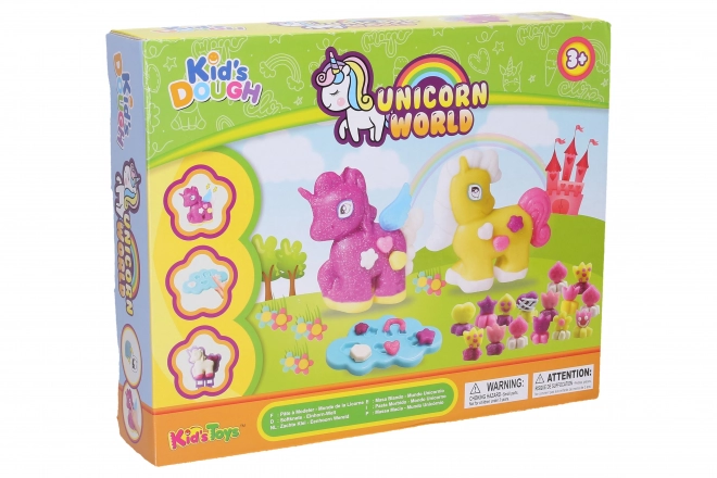 Set creativ cu plastilină unicorni