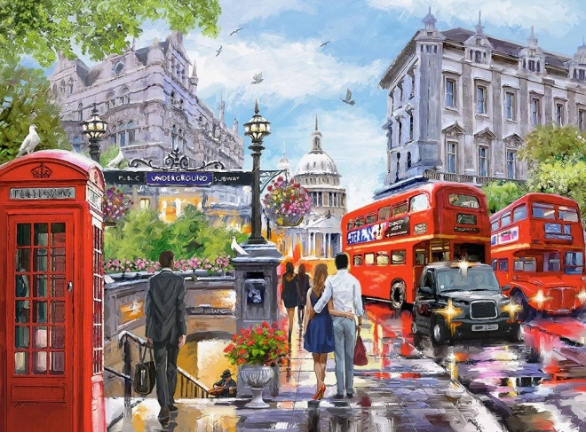 puzzle castorland primăvara în Londra 2000 piese