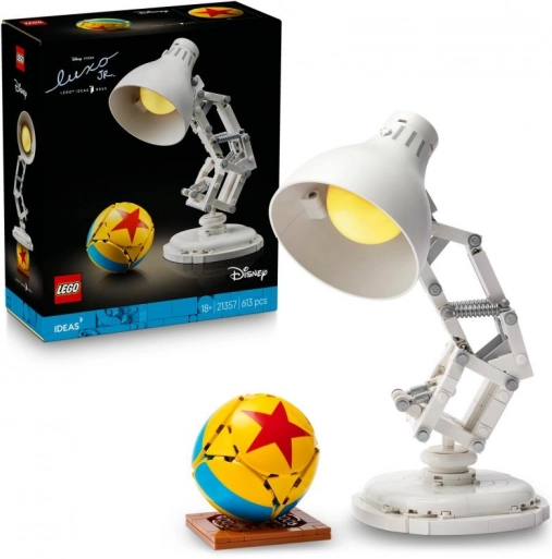 LEGO Ideas Disney Pixar Luxo Jr. – lampă colecționabilă articulată cu minge