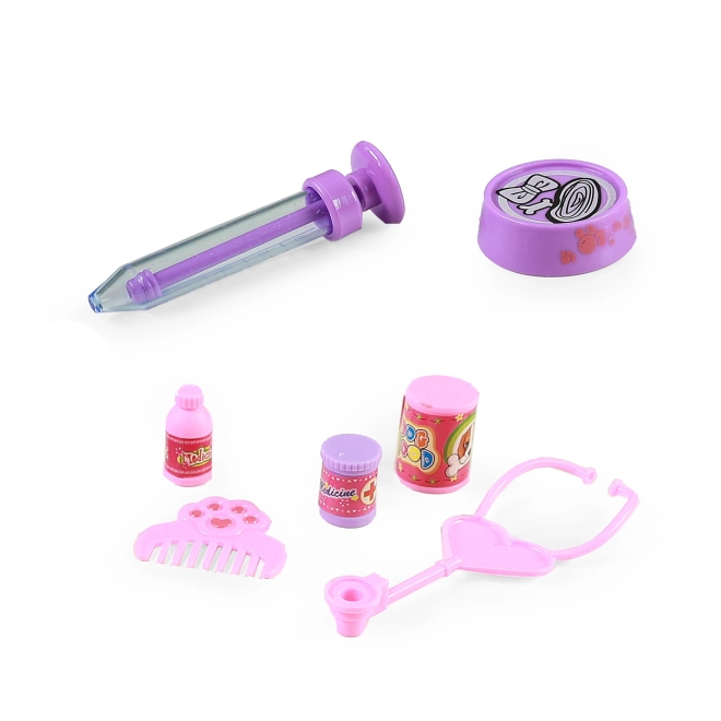 Set Animale cu Accesorii și Cușcă Luminoasă și Sonoră
