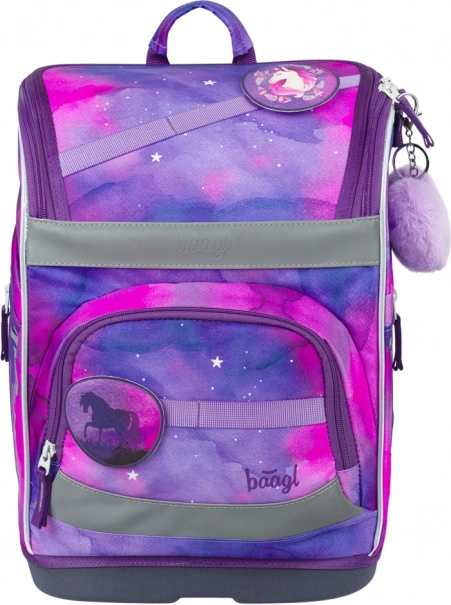 Set BAAGL Zippy Plus Cal: Ghiozdan, Penar, Sac, Sort, Portofel