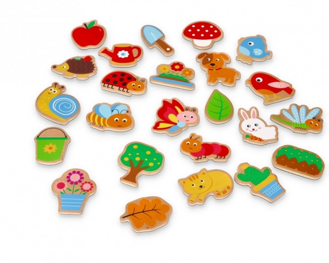 Magnetice Grădină - Set 24 Bucăți