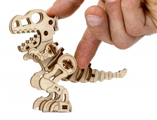 Puzzle 3D mecanic T-Rex Seria Jurasic de la Wooden City