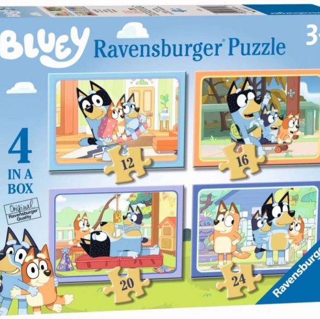 Puzzle 4v1 Bluey de la Ravensburger
