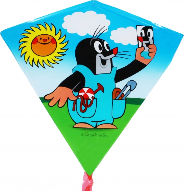 Zmeu zburător Krtek plastic 68x73cm
