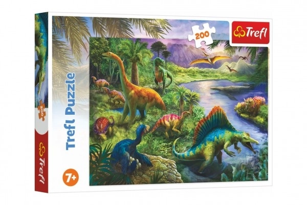 Puzzle 200 Piese Dinozauri Prapăditori