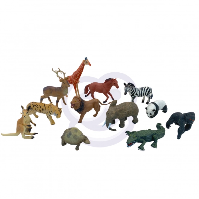 Set figurine safari cu covoraș woopie
