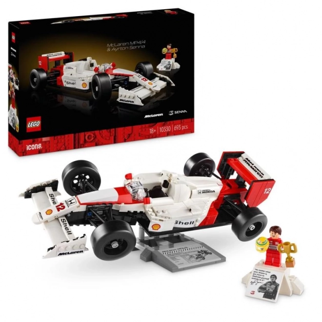 Set LEGO Icons McLaren MP4/4 și Ayrton Senna