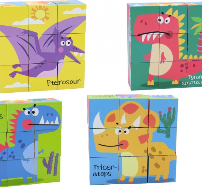 6 în 1: șase dinozauri într-un singur set