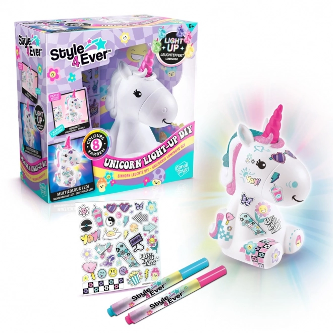Unicorn strălucitor Style4Ever pentru crearea propriului design