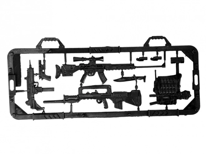 Set militar avion uriaș de 87 cm cu sunete și lumini