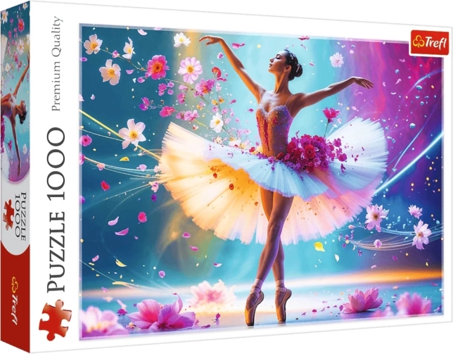 Puzzle 1000 piese – balerină dansând Trefl