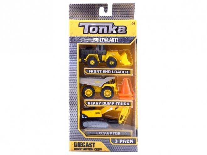 Set jucării de construcții Hasbro Tonka, 3 mașini