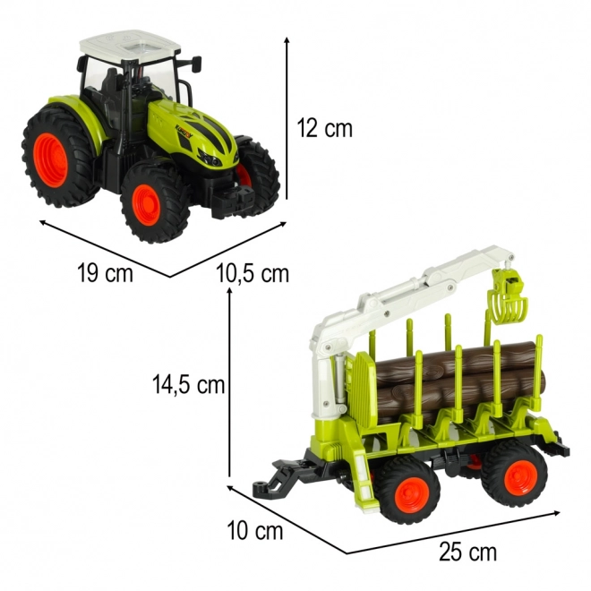 Tractor RC cu suport