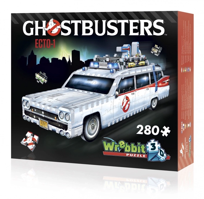 Puzzle 3D autobuz GHOSTBUSTERS Ecto-1 de la Wrebbit, 280 de piese