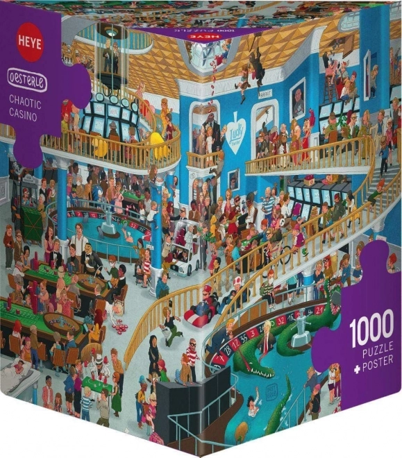 Puzzle HEYE Chaotisches Kasino 1000 Piese