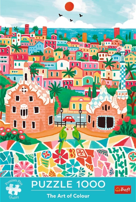 Puzzle Premium Plus The Art of Colour Barcelona 1000 piese
