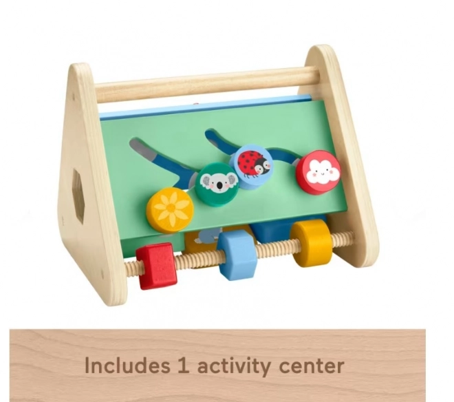 Triunghi activ din lemn Fisher-Price pentru copii