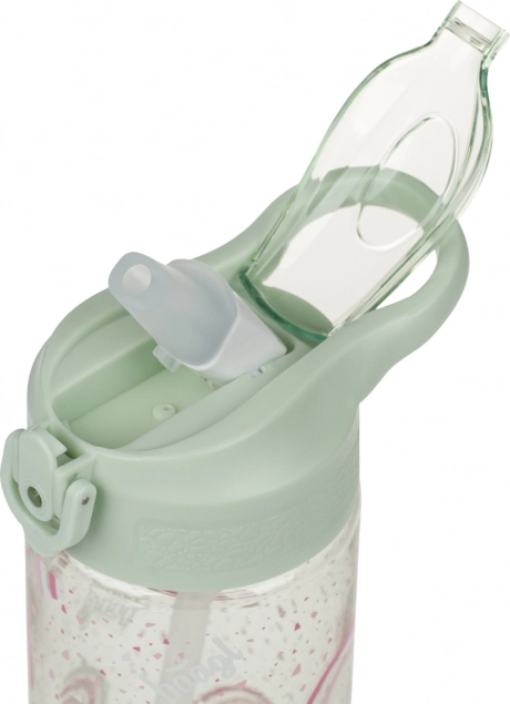 Sticlă Tritan pentru băut cu pai Curcubeu 500 ml