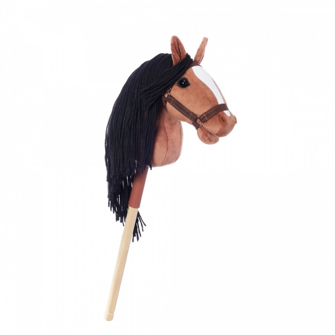 Cal pe băț Hoppihorse maro