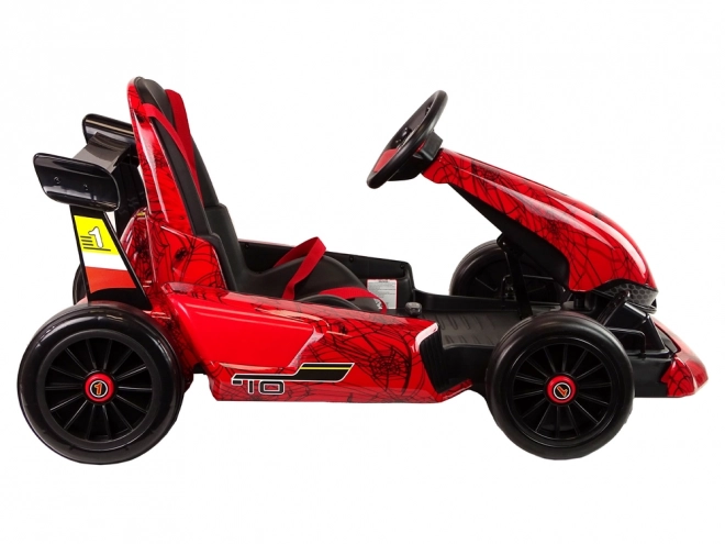 Gokart electric pentru copii roșu Spider