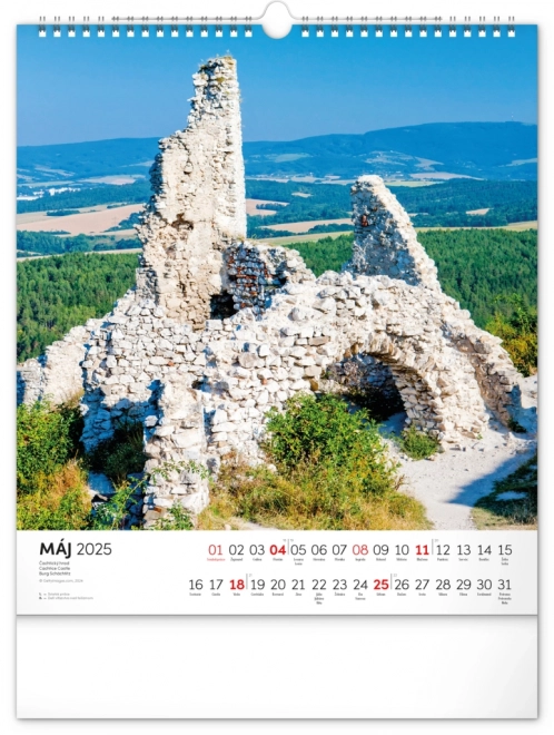 Calendar de perete monumentele Slovaciei 2025