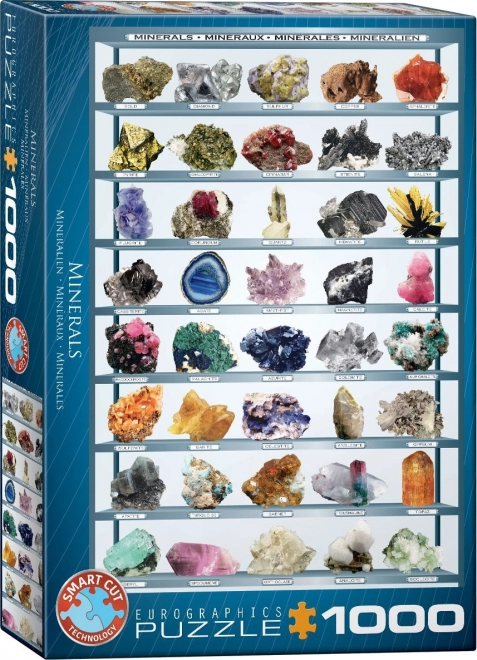 Puzzle Minerale 1000 de piese Eurographics