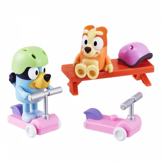Set pentru mers cu trotineta Bluey