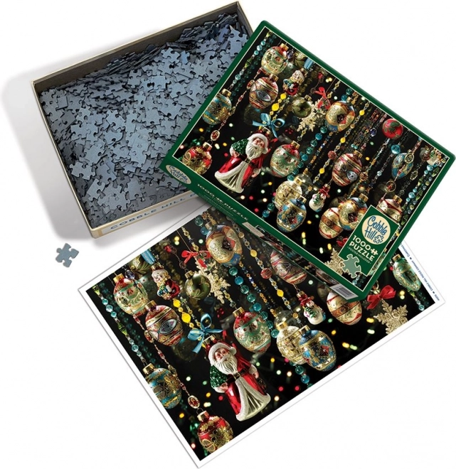 Puzzle Decorațiuni de Crăciun COBBLE HILL 1000 piese