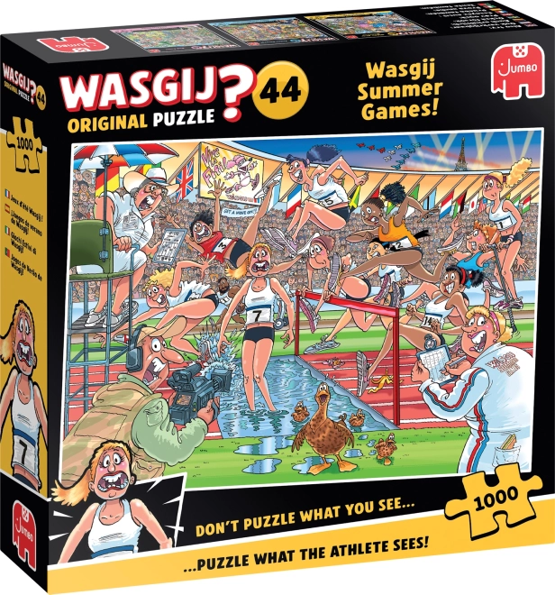 Puzzle JUMBO WASGIJ 44: Jocurile de vară - 1000 de piese