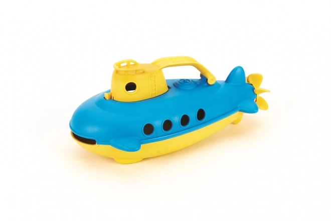 Jucărie Submarin cu mâner galben Green Toys