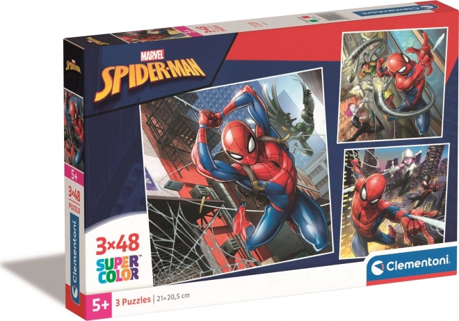 Puzzle 3 x 48 piese Spider-Man