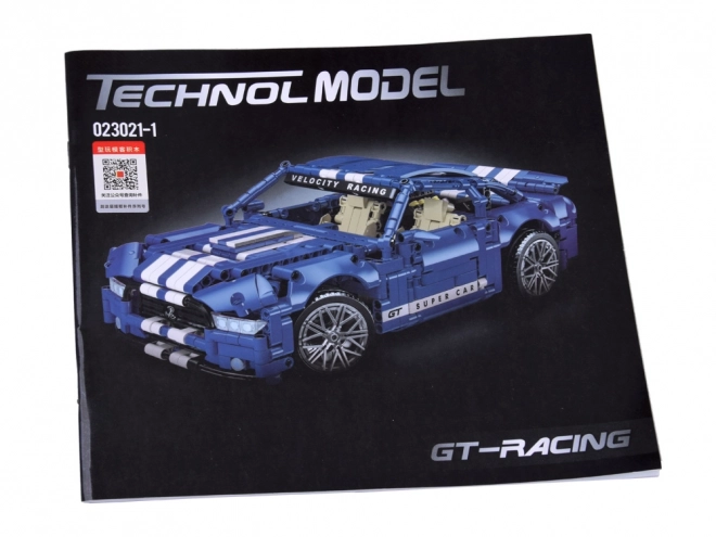 Set 1428 piese mașină sport Gt Racing