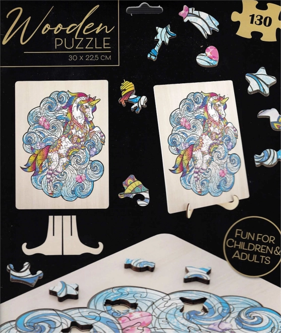 Puzzle din lemn Unicorn