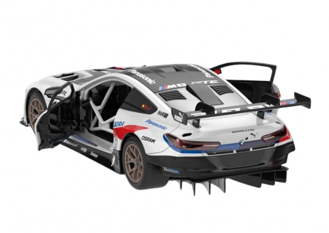 Set de constructie mașină BMW M8 GTE RC alb