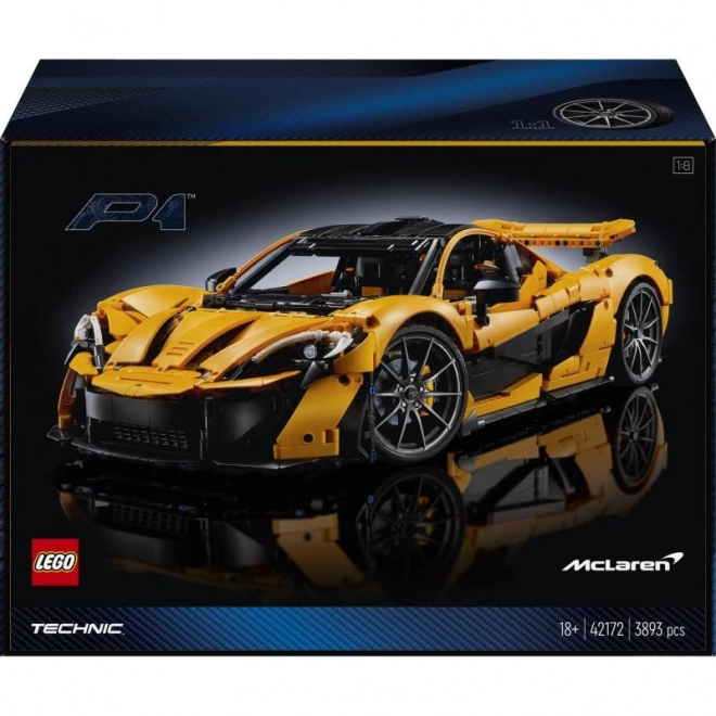 Mașină de curse LEGO Technic McLaren P1 pentru adulți