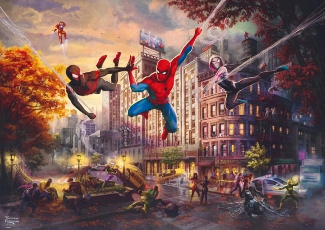 Puzzle Schmidt Marvel: Alianța Ultimate a lui Spider-Man 1000 piese