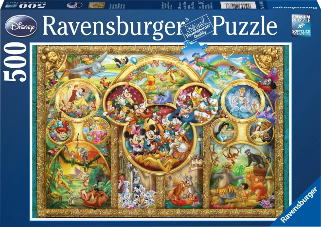 Puzzle Ravensburger familia Disney 500 piese