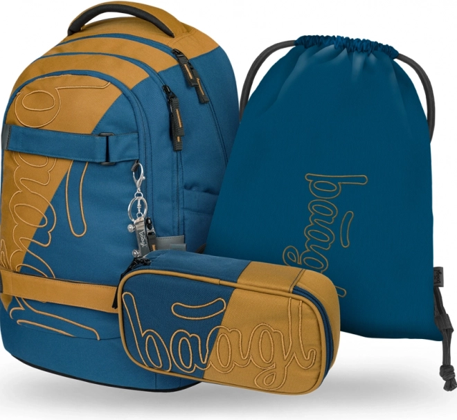 Set Baagl Skate Max Duo: Rucsac, Penal și Săculeț