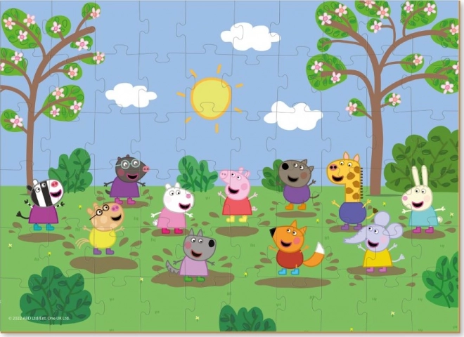 Puzzle Peppa Pig: Distracție la soare 60 piese