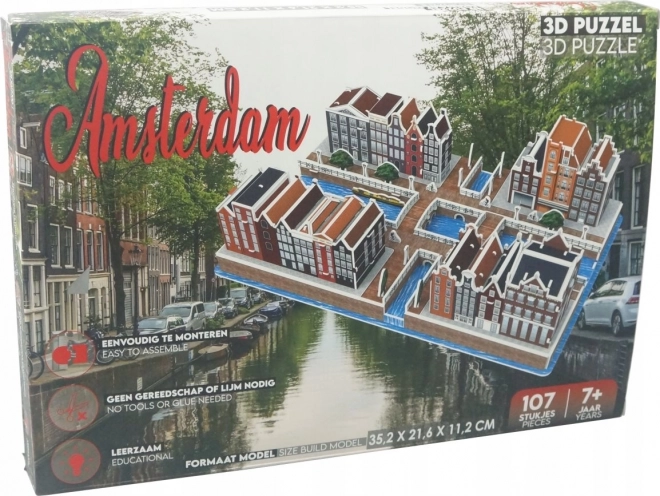 Puzzle 3D Amsterdam Canal District