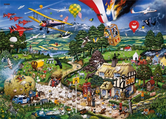 Puzzle Iubesc Țara 1000 piese