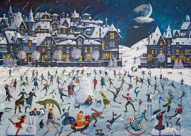 Puzzle Dans pe gheață 2000 piese