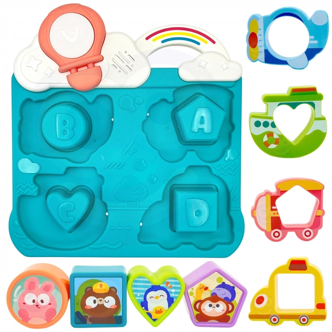 Puzzle Interactivă Cu Vehicule Și Animale Woopie