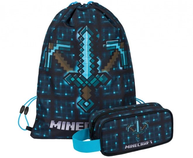 Set Minecraft Sabie și Secure Albastre