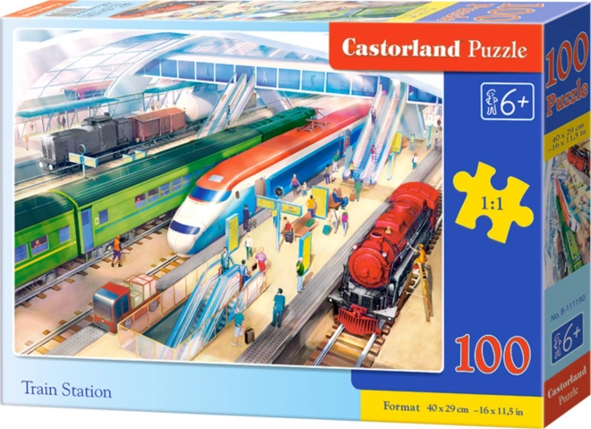 Puzzle stația de tren 100 piese