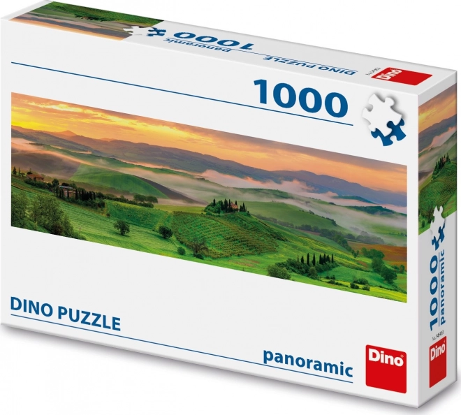 Puzzle panoramic Val d'Orcia, Toscana, 1000 piese